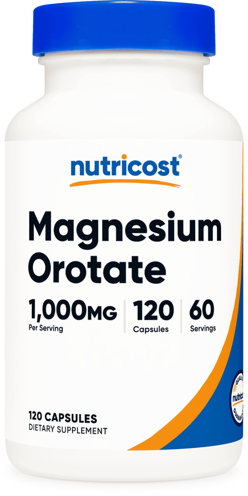 NTC MagnesiumOrotate 1000MG 120CAP Front Transparent