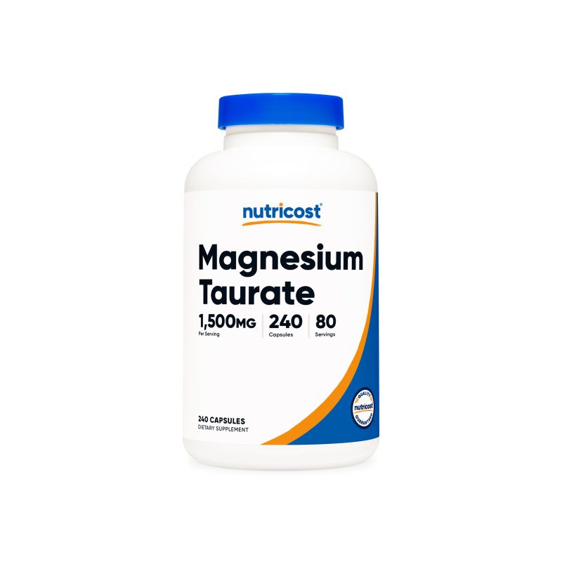 NTC MagnesiumTaurate 1500MG 240CAP Front