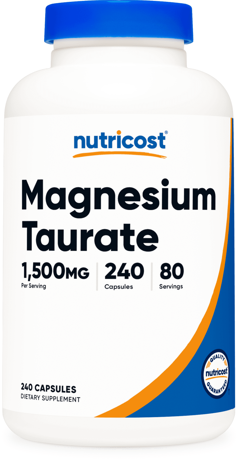 NTC MagnesiumTaurate 1500MG 240CAP Front Transparent jpg