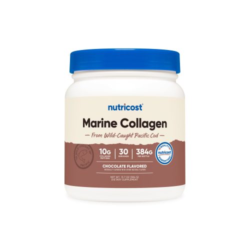 NTC Marine Collagen WC Chocolate 30 SERV 43OZ Front Square