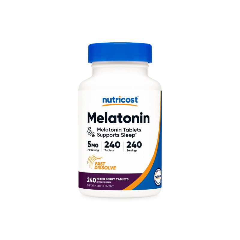 NTC Melatonin FastDissolve 5MG 240CAP Front SQUARE 69839e37 1442 4e15 9c25 94eec03a7d61