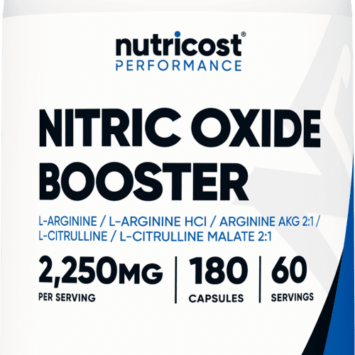 NTC NitricOxideBooster 750MG 180CAP 400CC Front Transparant