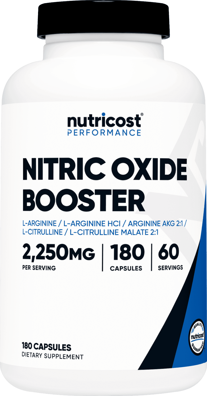 NTC NitricOxideBooster 750MG 180CAP 400CC Front Transparant