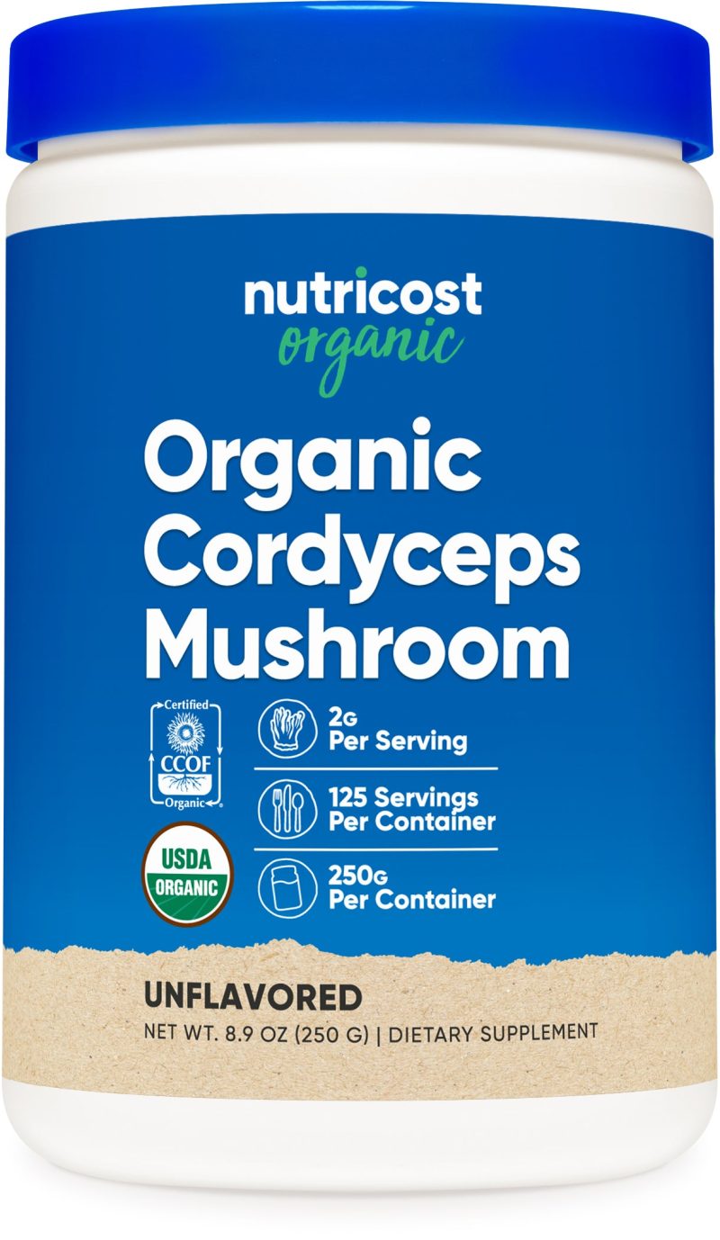 NTC OrganicCordycepsMushroomPowder 250 Grams Front1