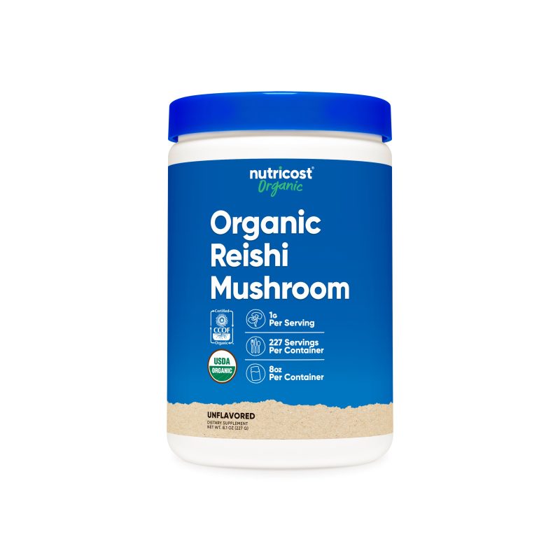 NTC OrganicReishiMushroomPowder 8OZ Front