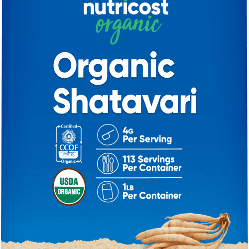 NTC OrganicShatavari 1LB Front Transparent