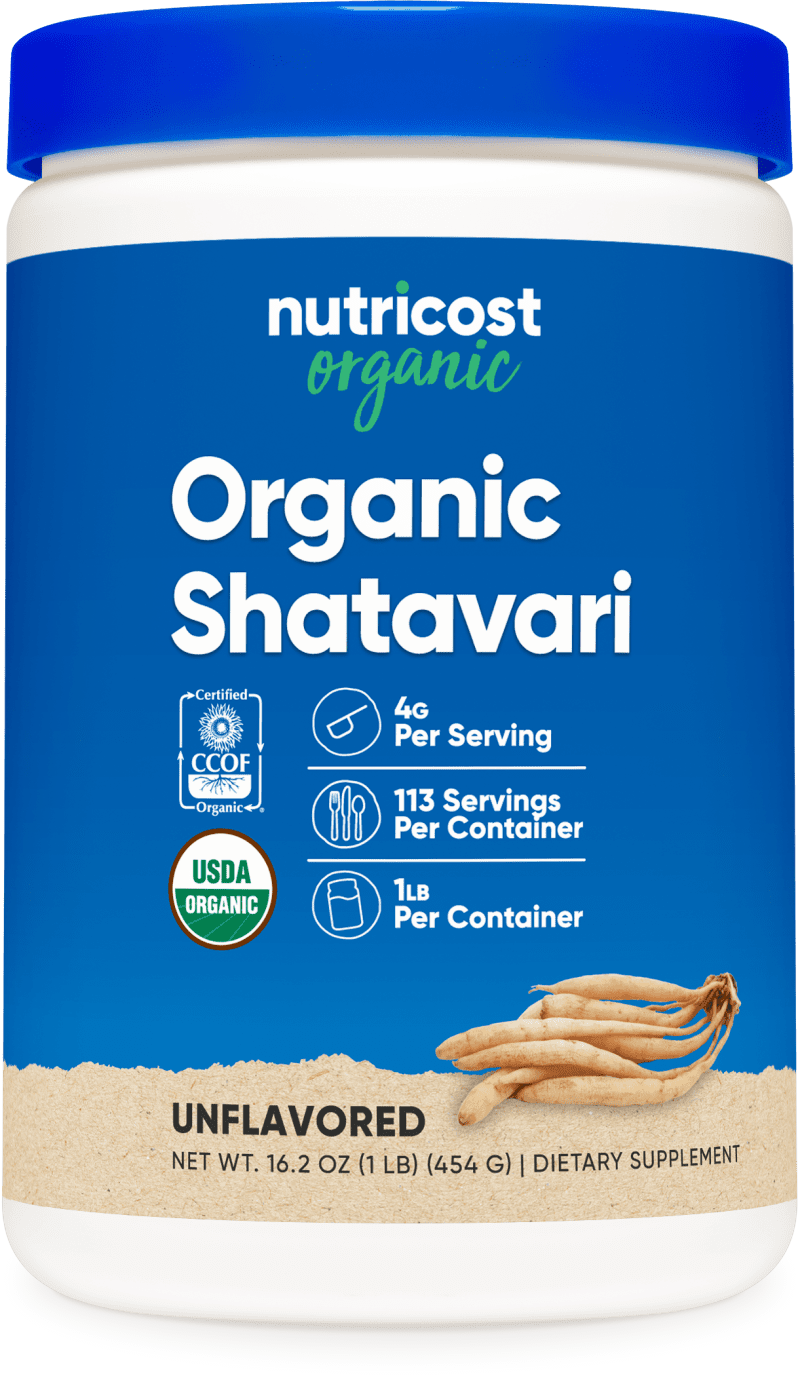 NTC OrganicShatavari 1LB Front Transparent