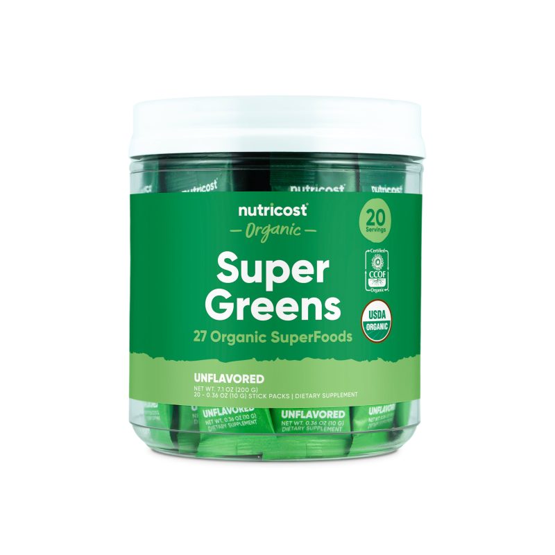 NTC OrganicSuperGreens Unflavored 20SPK 55OZCLEAR Front1 Square 66abf986 ee30 4091 a34e 2c0f9bf12066