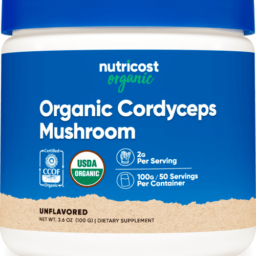 NTC Organic Cordyceps 100G 16OZ Front Transparent