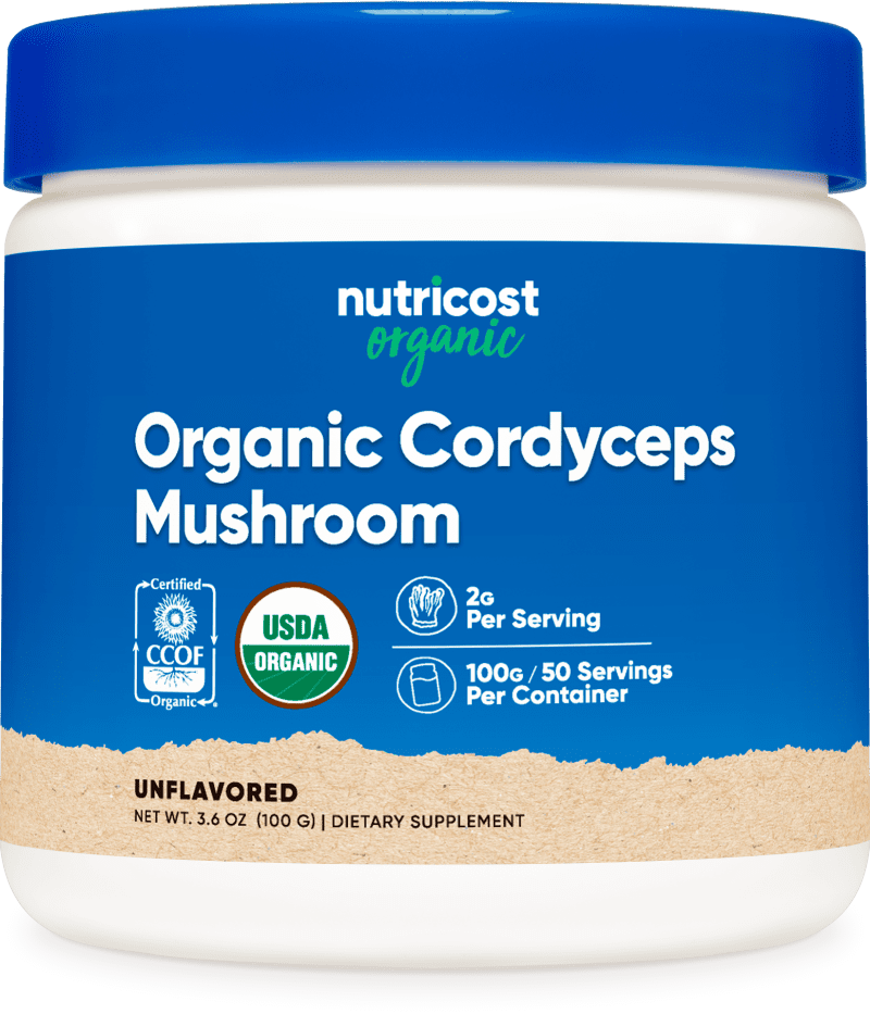 NTC Organic Cordyceps 100G 16OZ Front Transparent