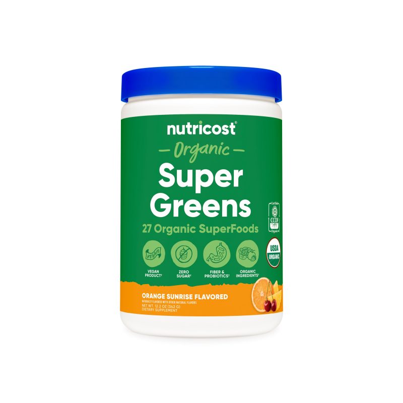 NTC Organic Greens Orange Sunrise 30 SERV Front