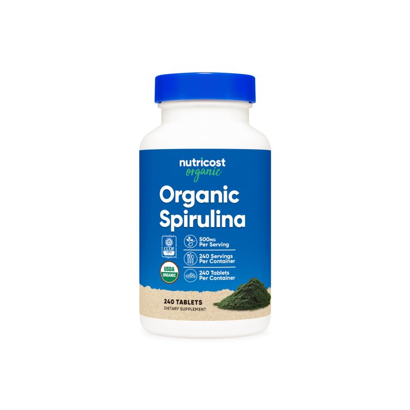 NTC Organic Spirullina 500MG 240TAB Front