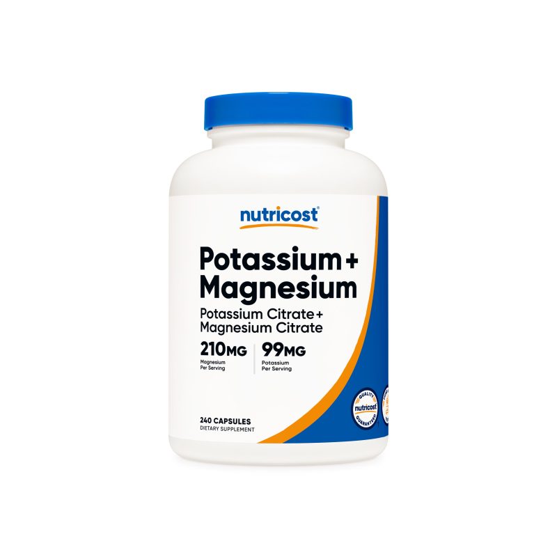 NTC PotassiumMagnesium 210MG 240CAP 500CC Front