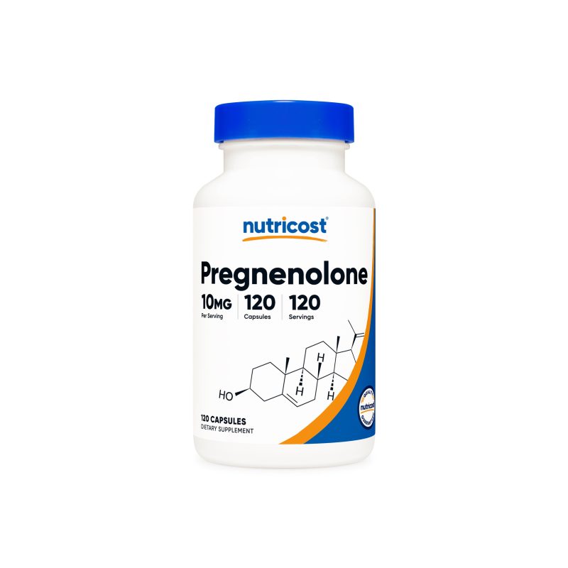 NTC Pregnenolone 10MG 120CAP Front