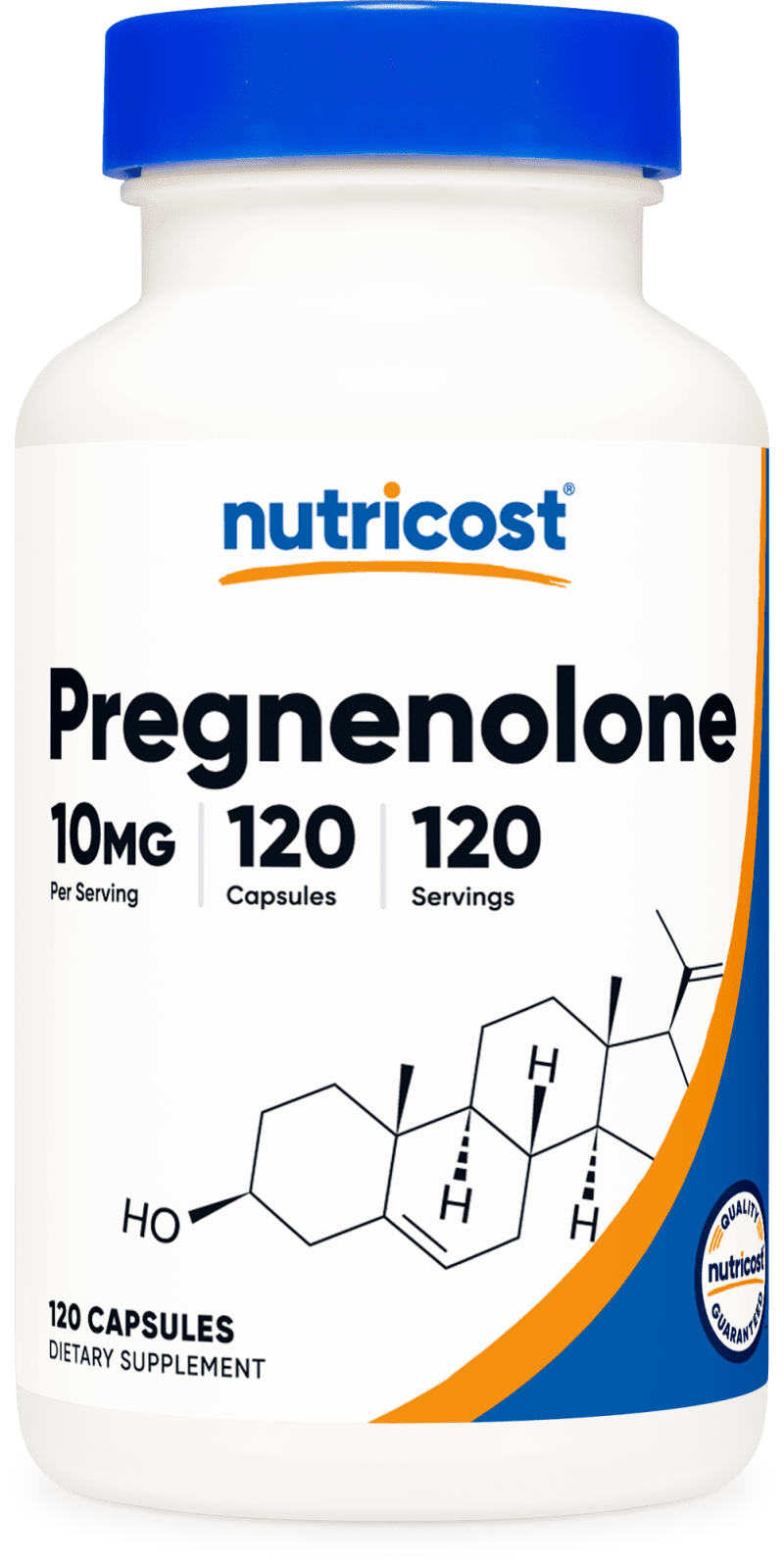 NTC Pregnenolone 10MG 120CAP Front Transparent