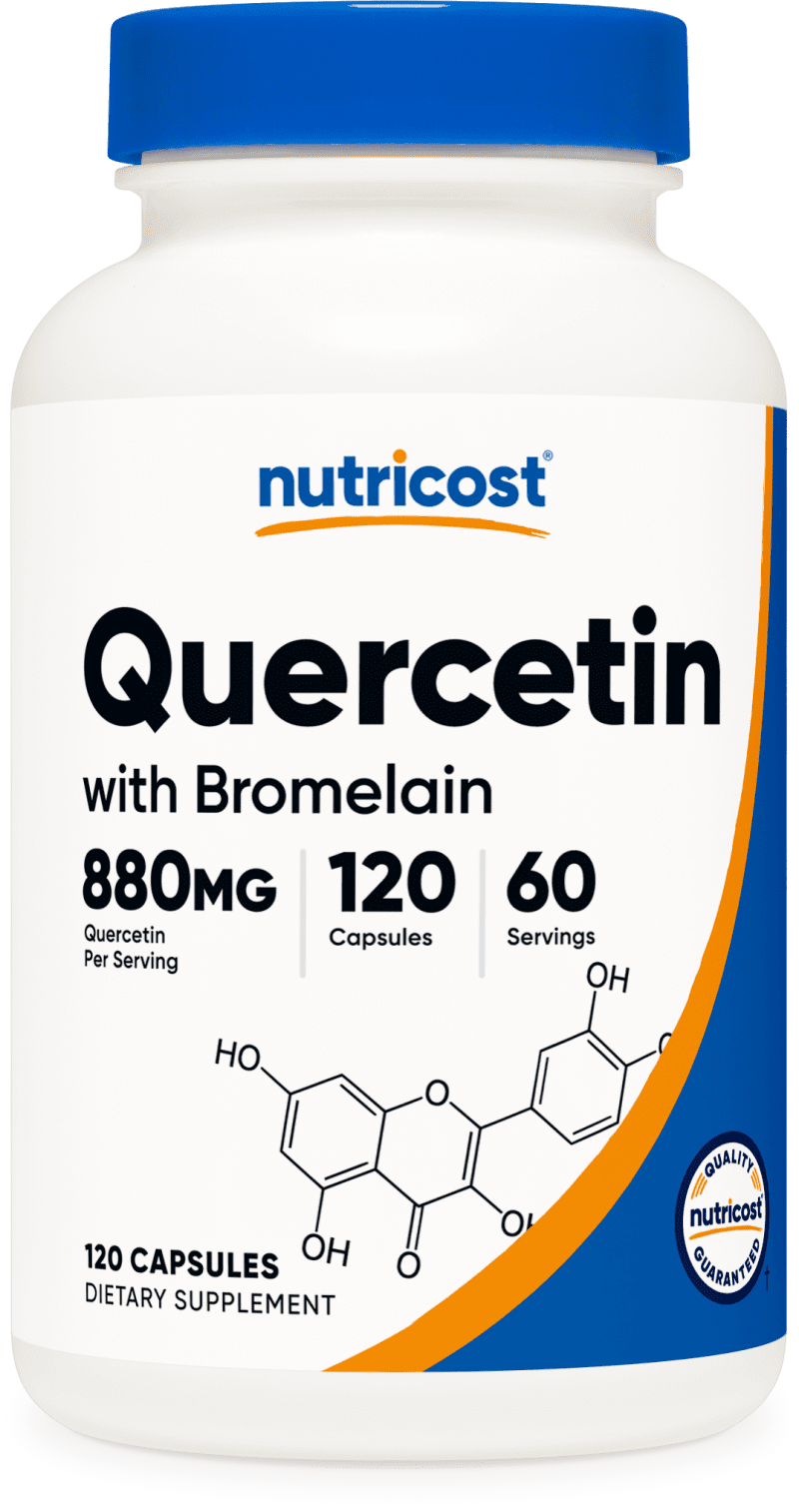 NTC Quercetim 440MG 120CAP 275CC Front Transparent