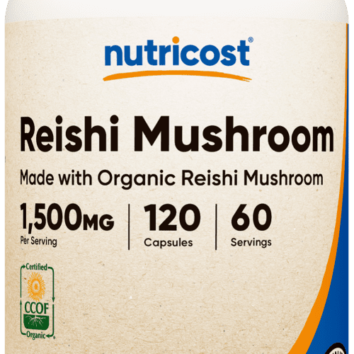 NTC ReishiMushroom 120CAP 60SERV Front Transparent