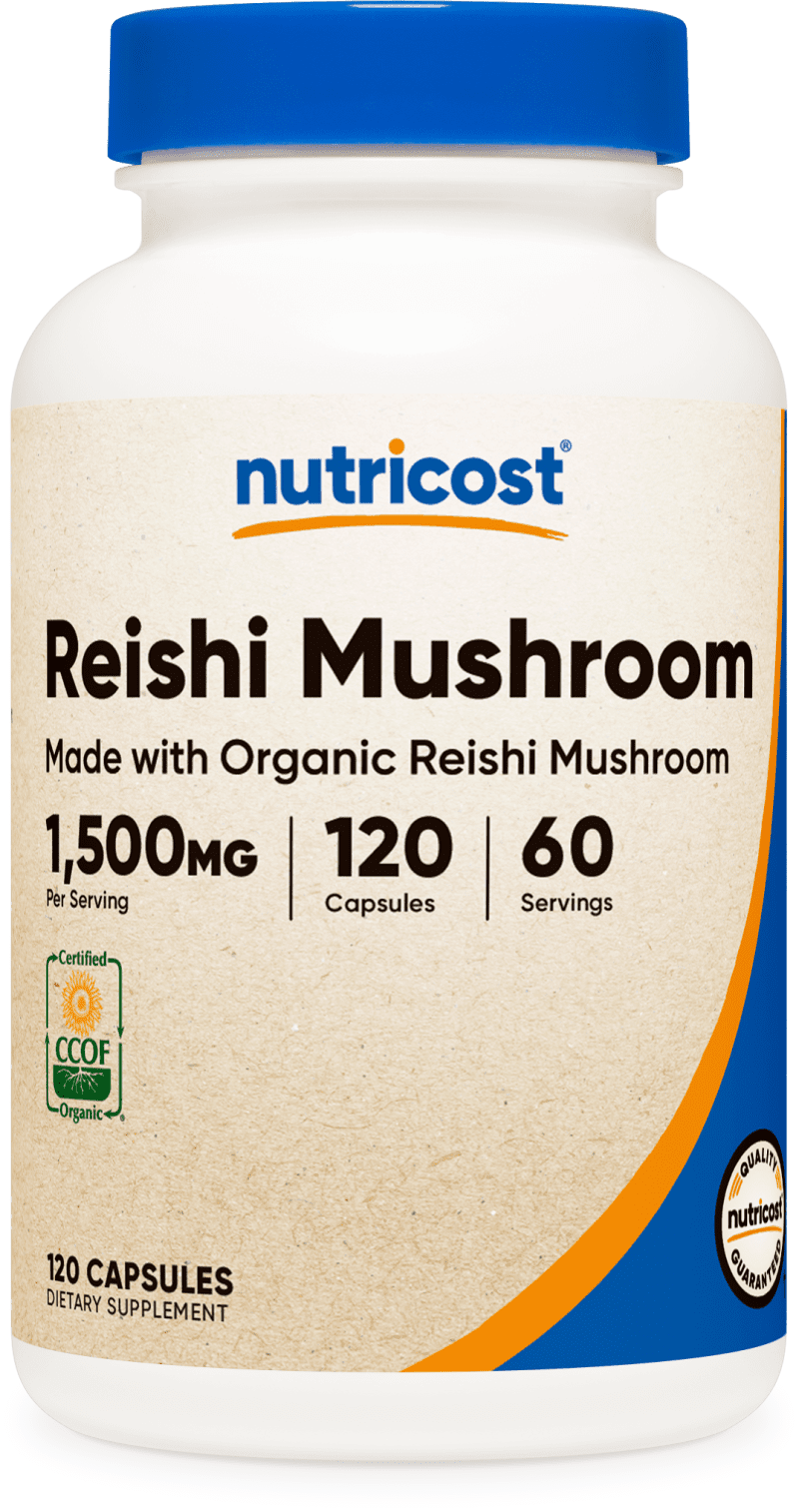 NTC ReishiMushroom 120CAP 60SERV Front Transparent