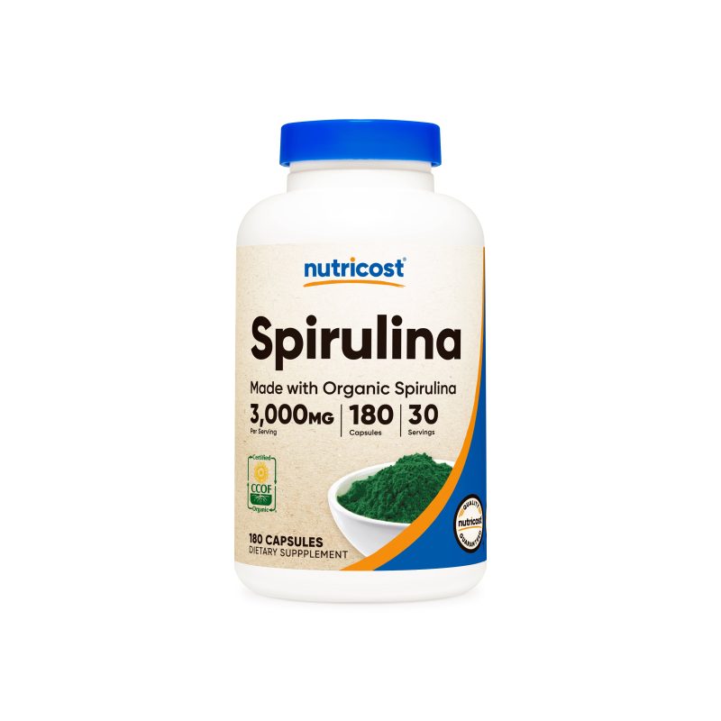 NTC Spirulina MWO 180CAP Front