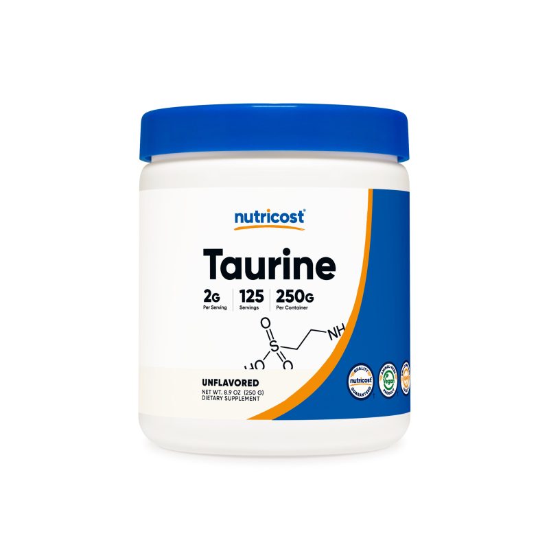 NTC TaurinePowder UF 250gm 20oz Front