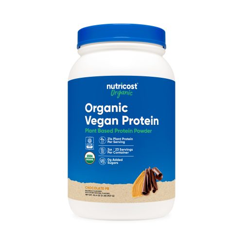 NTC VeganProtein ChocPB 2LB 1GAL Front Square