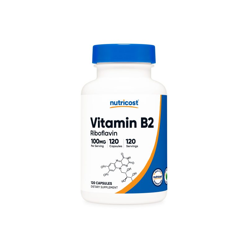 NTC VitaminB2 100MG 120CAP Front1