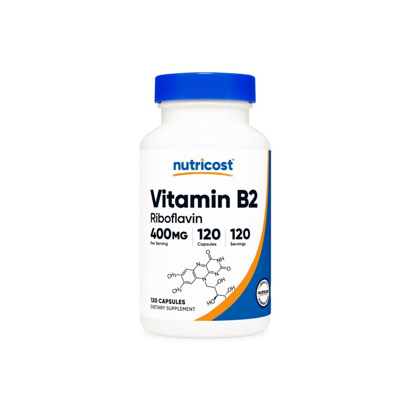 NTC VitaminB2 Riboflavin 400MG 120CAP Front