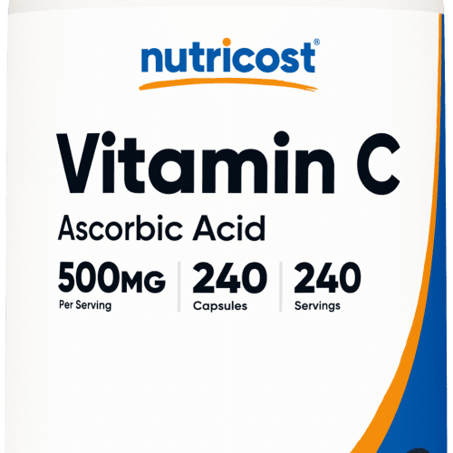 NTC VitaminC 500MG 240CAP 400CCFront Transparant