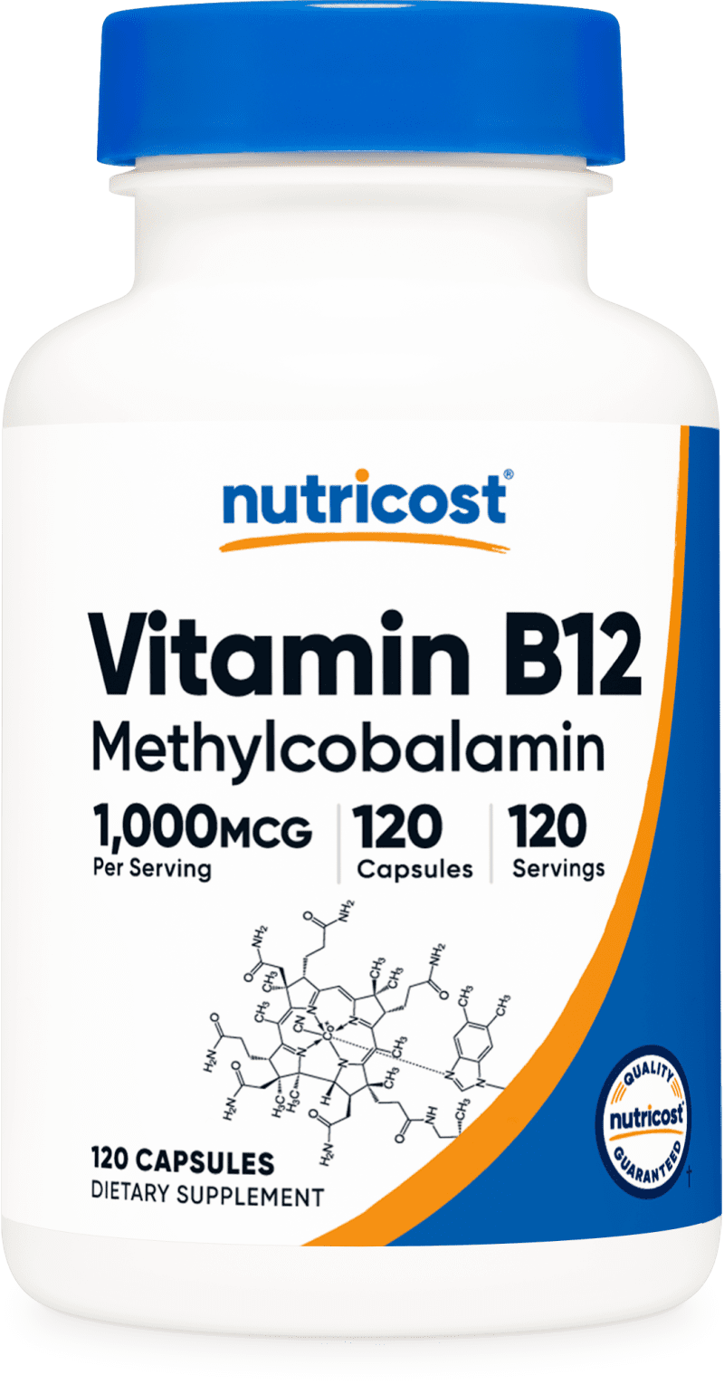 NTC Vitamin B12 1MG 120CAP 175CC Front Transparant