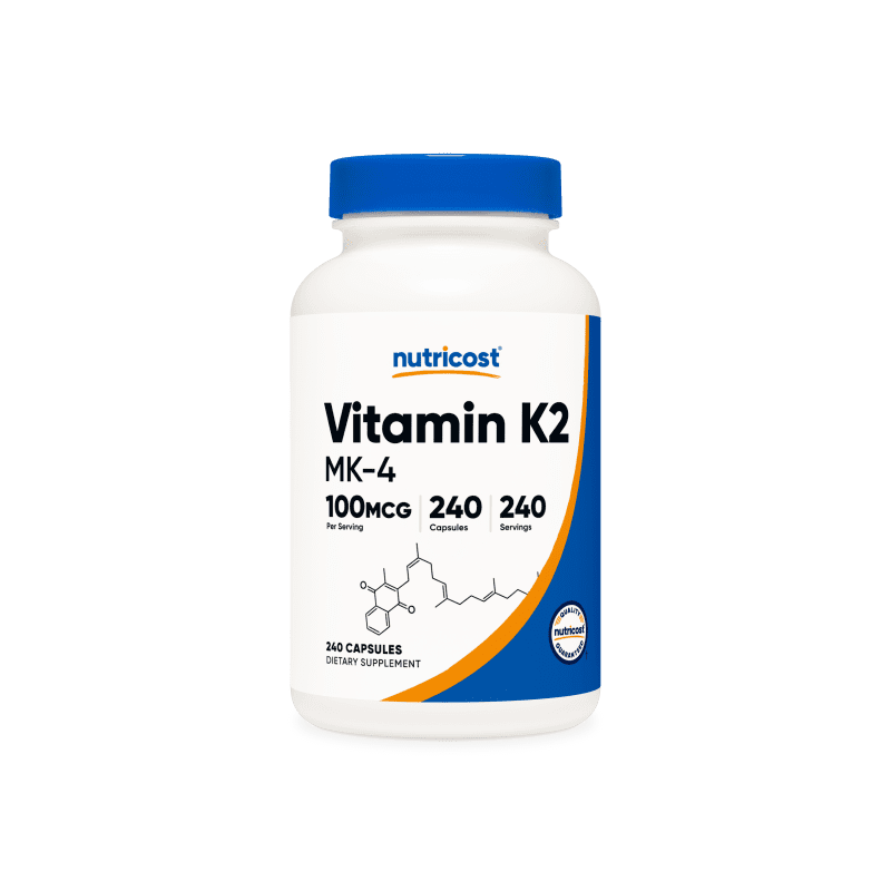 NTC Vitamin K2 MK4 100MG 240CAP Front 1 Transparent Square