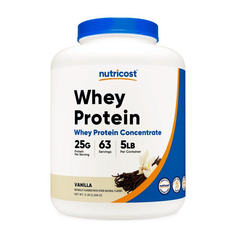 NTC WheyProteinConcentrate 5LBS Vanilla Front Square