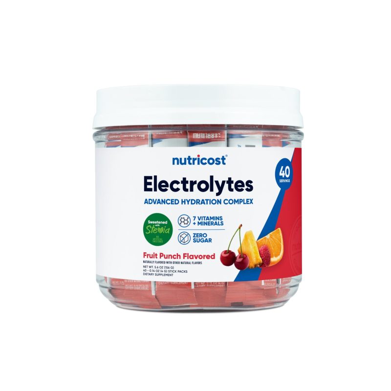 Electrolytes Hydration Stick Packs (40 Pack) - Nutricost