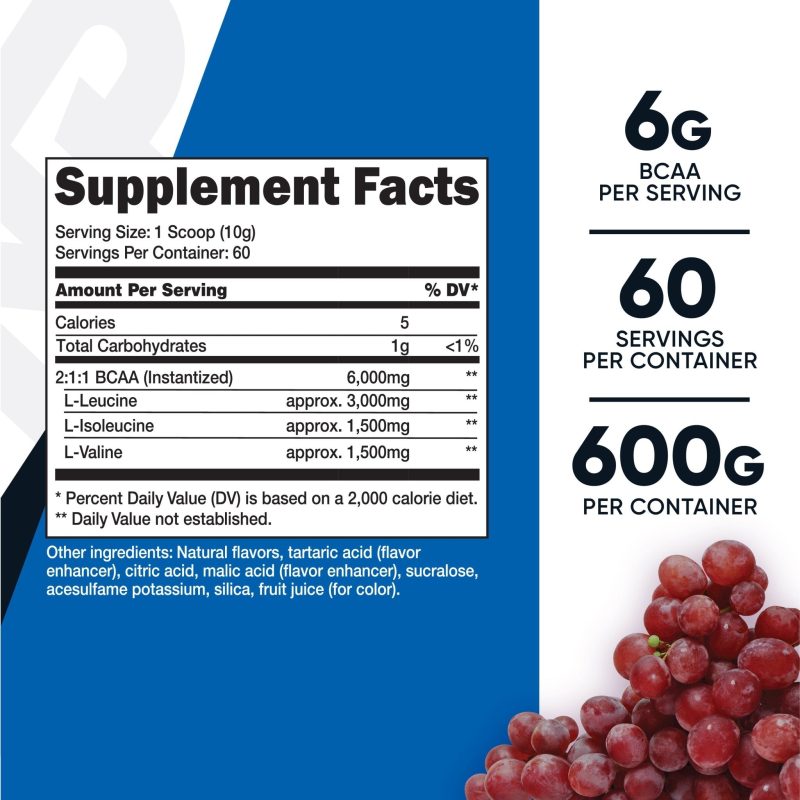 nutricost bcaa powder 563552