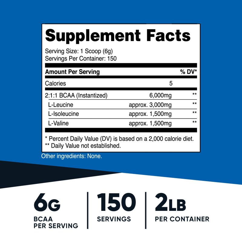 nutricost bcaa powder 820640