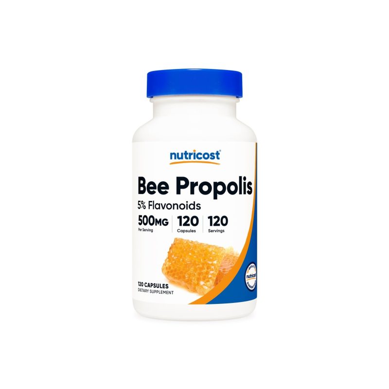 nutricost bee propolis capsules 5 flavonoids 118624