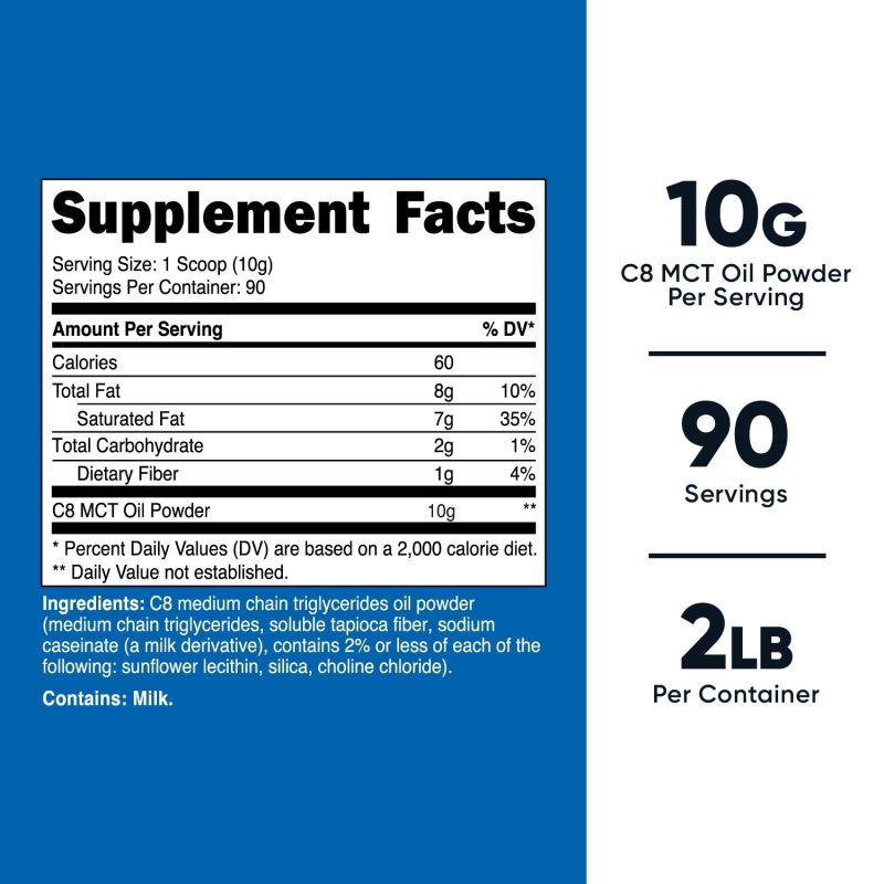 nutricost c8 mct oil powder 149381