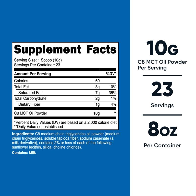 nutricost c8 mct oil powder 979643