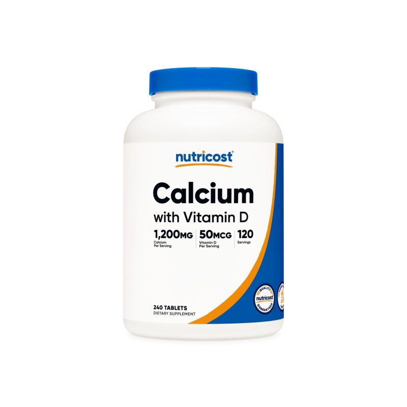 nutricost calcium with vitamin d3 tablets 142902