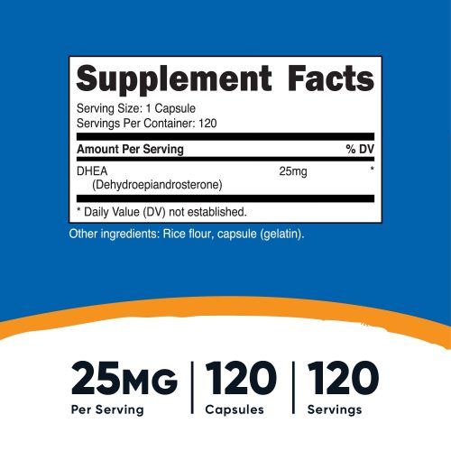 nutricost dhea capsules 117064