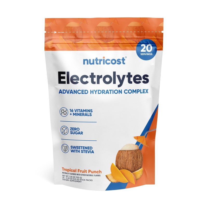 nutricost electrolytes powder hydration packets 117839