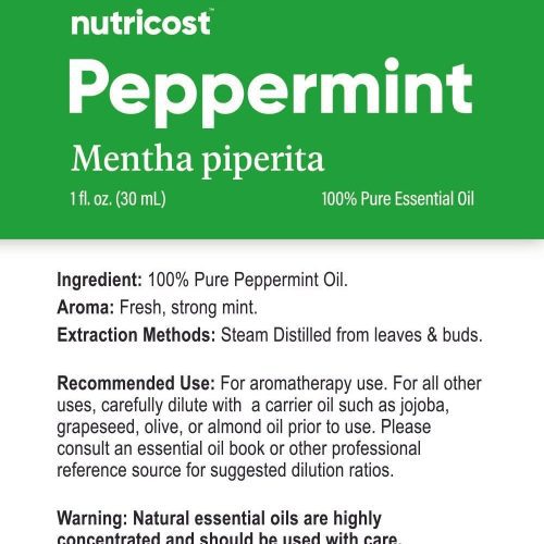 nutricost essential oils 100 pure oregano peppermint melaleuca or lavender oil 143945