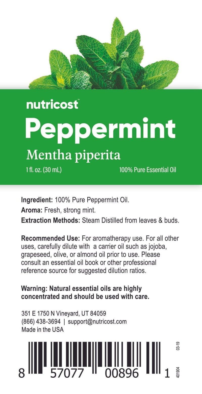 nutricost essential oils 100 pure oregano peppermint melaleuca or lavender oil 143945