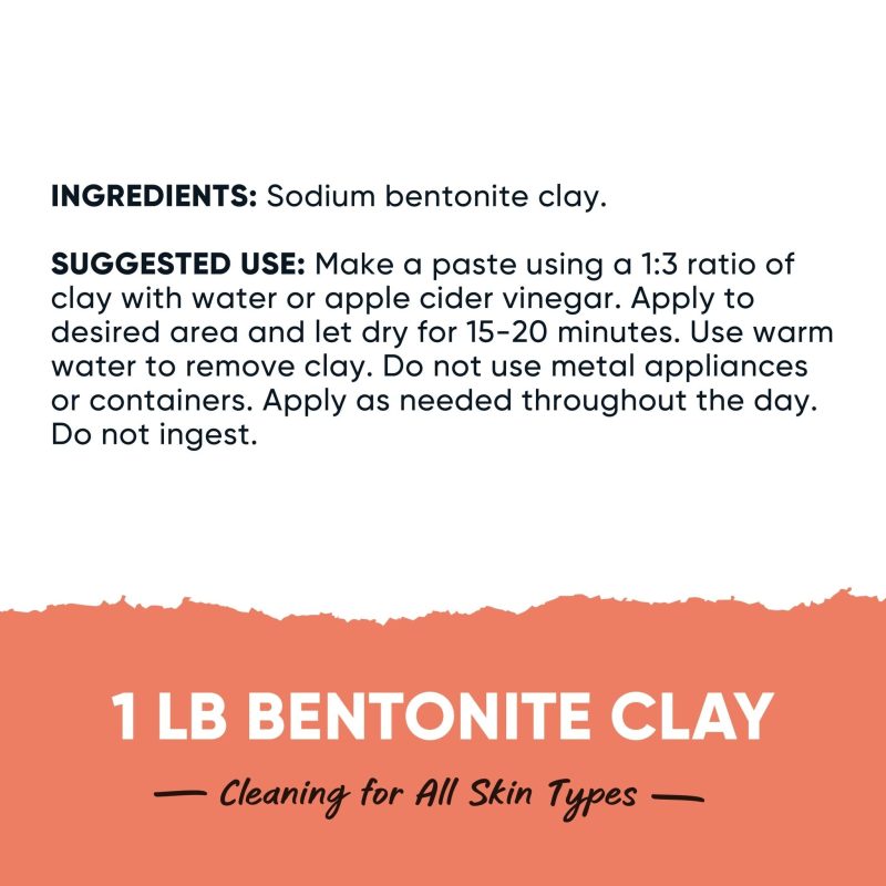 nutricost essentials bentonite clay 992729