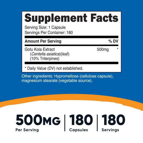 nutricost gotu kola capsules 160611