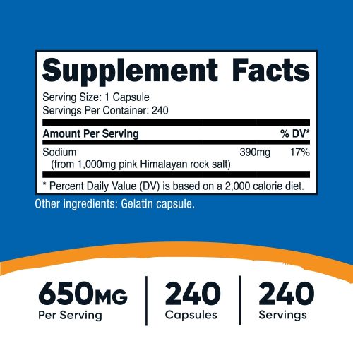 nutricost himalayan salt capsules 516174