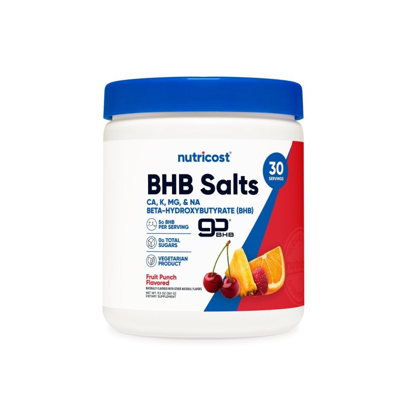 Nutricost Ketone BHB Salt 4-in-1 Powder (Flavored) - Nutricost