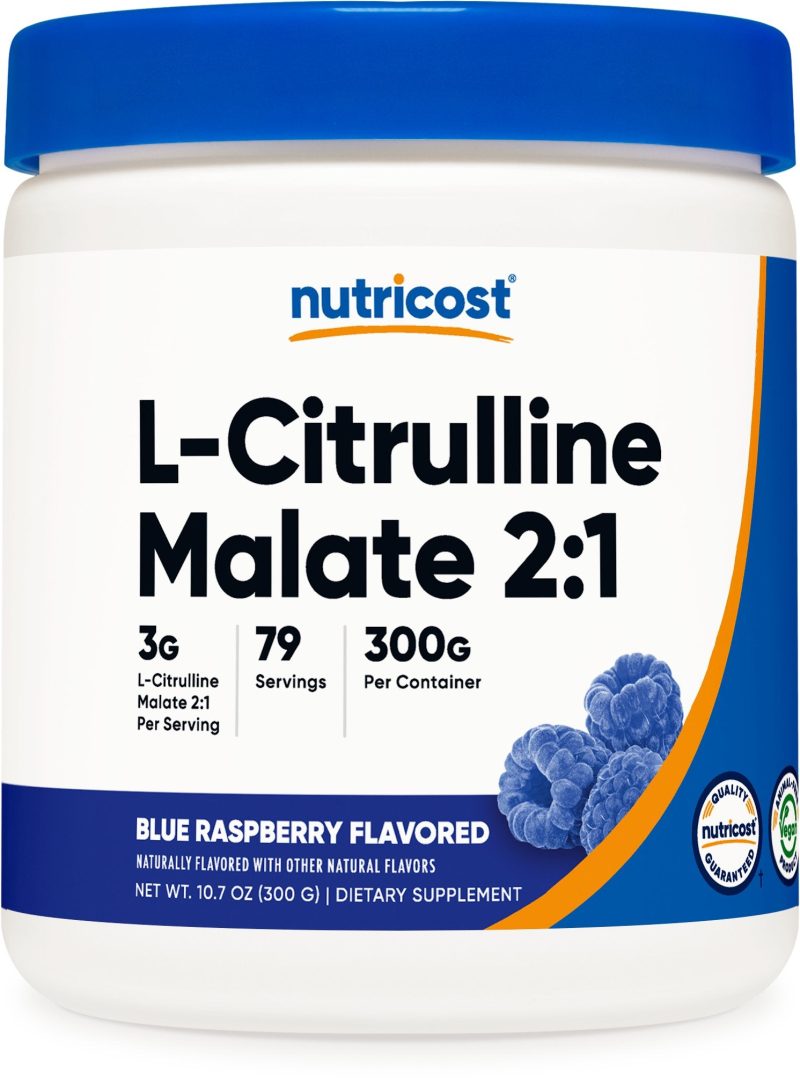 nutricost l citrulline malate 21 flavored powder 406220