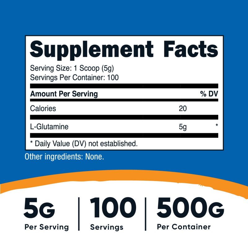 nutricost l glutamine powder 516753