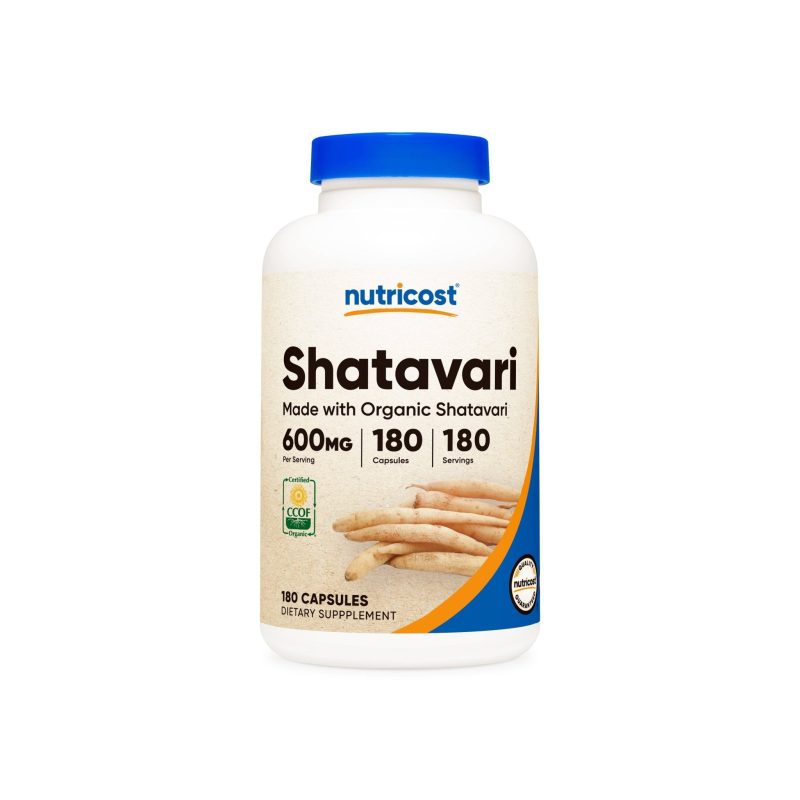 nutricost made with organic shatavari capsules 105686