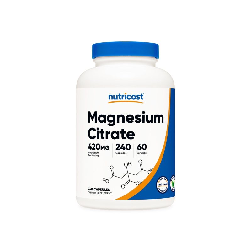 Nutricost Magnesium Citrate Capsules - Nutricost